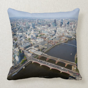 Aerial View of London Cushion