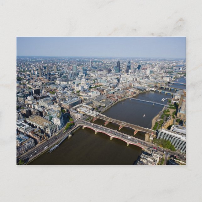 Aerial View of London Postcard (Front)