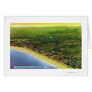 Aerial View of Long Beach at York Beach