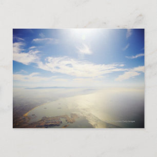 Aerial view of Long Beach, California Postcard