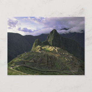 Aerial view of Machu Picchu, Peru Postcard