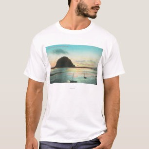 Aerial View of Morrow Rock and the Bay T-Shirt