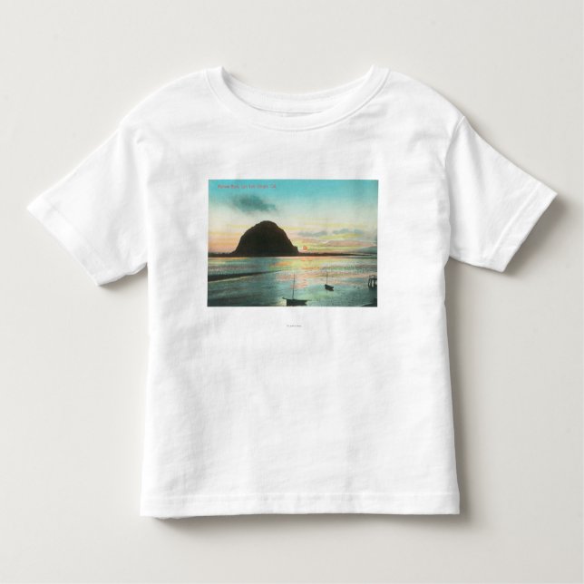 Aerial View of Morrow Rock and the Bay Toddler T-Shirt (Front)