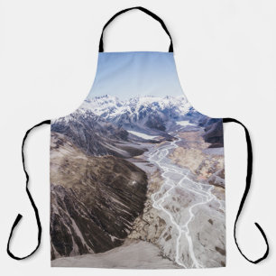 AERIAL VIEW OF MOUNTAIN RANGES APRON