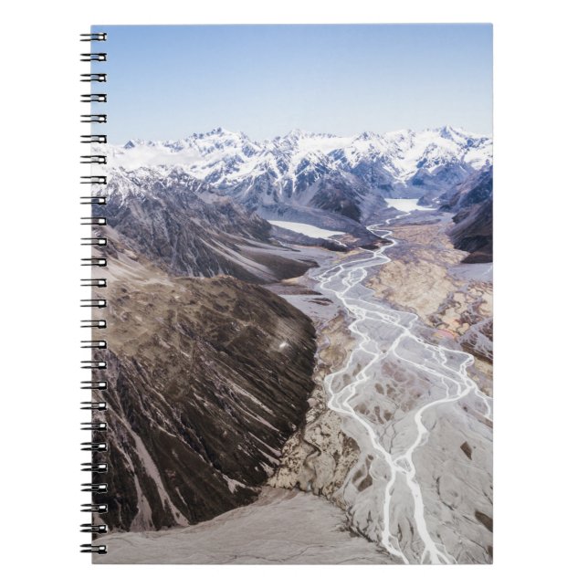 AERIAL VIEW OF MOUNTAIN RANGES NOTEBOOK (Front)