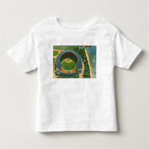 Aerial View of Municipal StadiumCleveland, OH Toddler T-Shirt