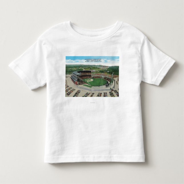 Aerial View of New Milwaukee County Stadium Toddler T-Shirt (Front)