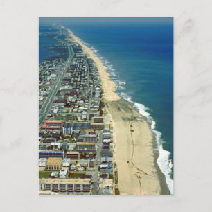 Aerial View of Ocean City Maryland Postcard