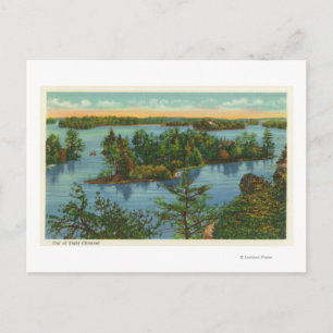Aerial View of Out of Sight Channel Postcard
