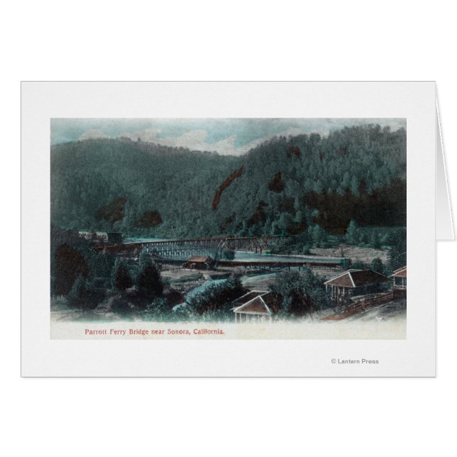 Aerial View of Parrott Ferry BridgeSonora, CA (Front Horizontal)