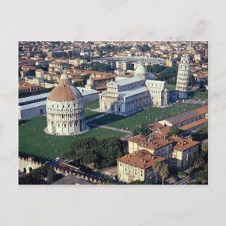 Aerial view of Pisa, Italy Postcard