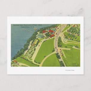 Aerial View of Roseland Park Postcard