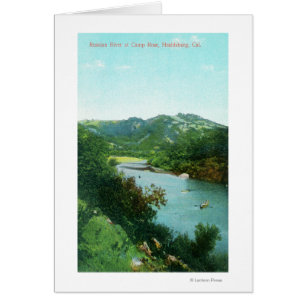 Aerial View of Russian River at Camp Rose