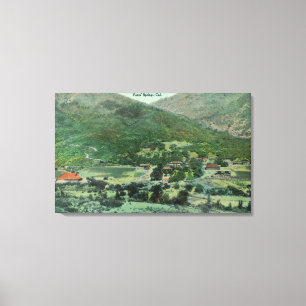 Aerial View of Sacramento Valley Canvas Print