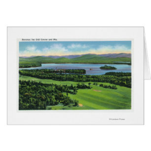 Aerial View of Saranac Inn Golf Course &