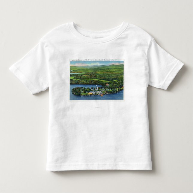 Aerial View of Saranac Inn Toddler T-Shirt (Front)