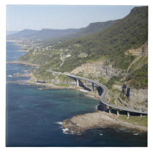 Aerial view of Sea Cliff Bridge near Wollongong, 2 Tile