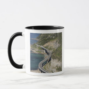 Aerial view of Sea Cliff Bridge near Wollongong, Mug
