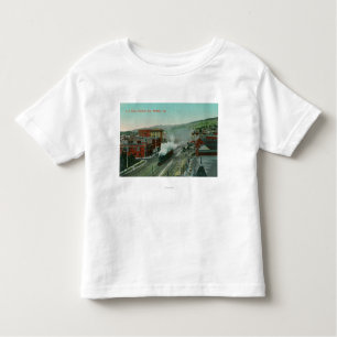 Aerial View of Shattuck Ave SP Train Toddler T-Shirt