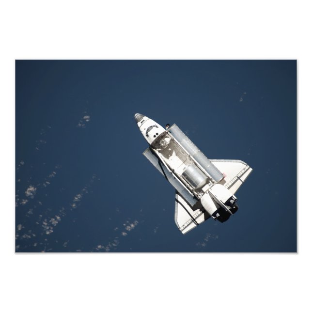 Aerial view of Space Shuttle Discovery 2 Photo Print (Front)