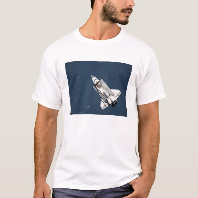 Aerial view of Space Shuttle Discovery 2 T-Shirt (Front)