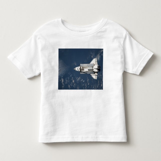 Aerial view of Space Shuttle Discovery 3 Toddler T-Shirt (Front)