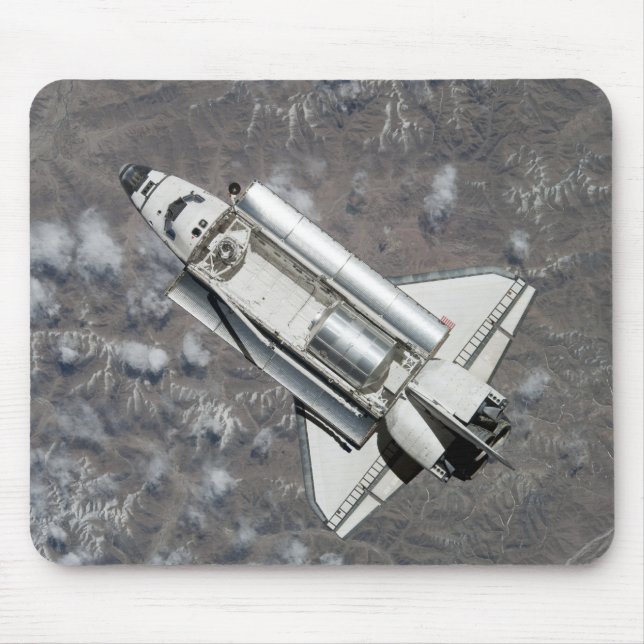 Aerial view of Space Shuttle Discovery Mouse Pad (Front)