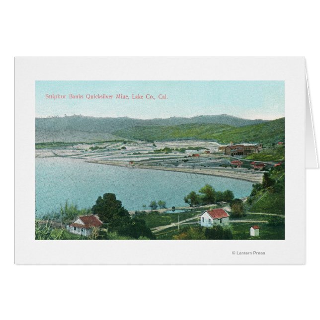 Aerial View of Sulphur Banks Quicksilver Mine (Front Horizontal)