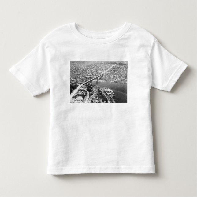Aerial View of the Aurora Bridge Toddler T-Shirt (Front)