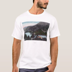 Aerial View of the Blue LakesMidlake, CA T-Shirt