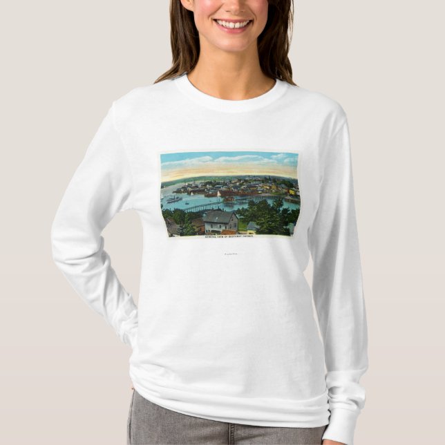 Aerial View of the Boothbay Harbour T-Shirt (Front)