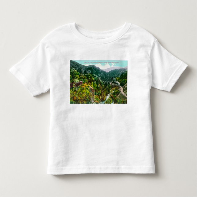 Aerial View of the Canyon, Southern Pacific Trai Toddler T-Shirt (Front)