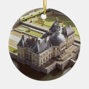 Aerial view of the Chateau, designed for Nicholas Ceramic Tree Decoration