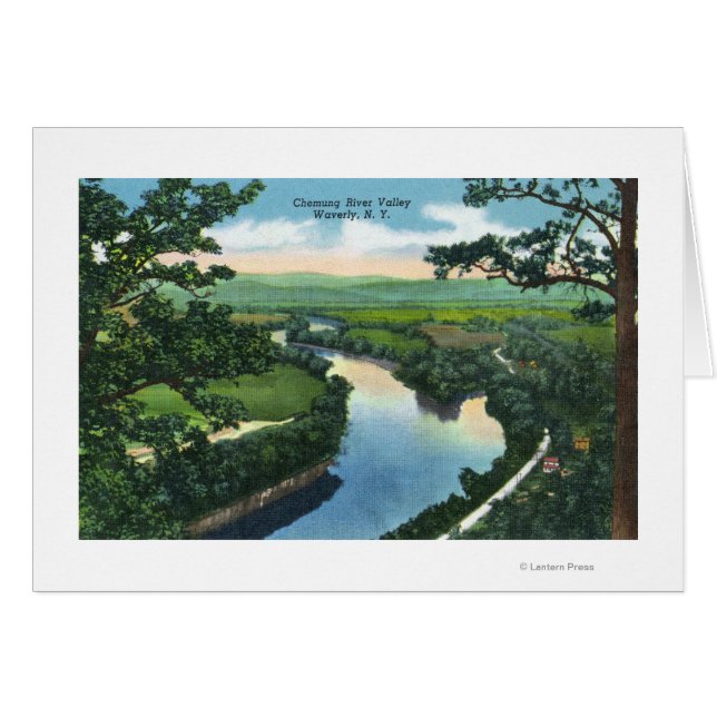 Aerial View of the Chemung River Valley (Front Horizontal)