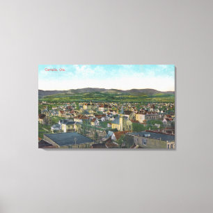 Aerial View of the CityCorvallis, OR Canvas Print