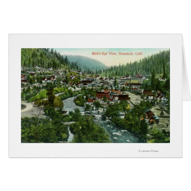 Aerial View of the CityDunsmuir, CA (Front Horizontal)