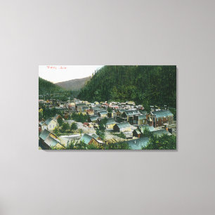 Aerial View of the CityMurray, ID Canvas Print