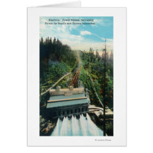 Aerial View of the Electron Power Station