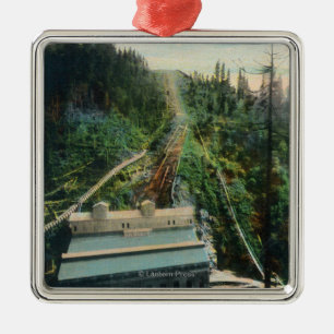 Aerial View of the Electron Power Station Metal Tree Decoration