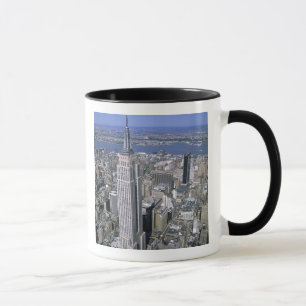 Aerial view of the Empire State Building and Mug