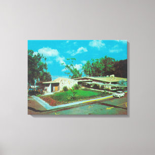 Aerial View of the Golden Tee Resort Lodge Canvas Print
