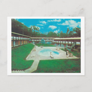 Aerial View of the Golden Tee Resort Pool Postcard