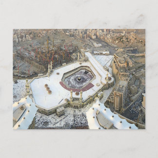 Aerial View of the Kaaba, Masjid al-Haram & Mecca Postcard