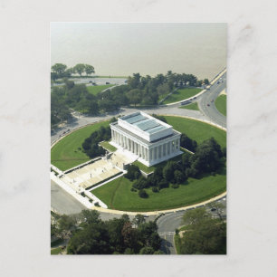 Aerial View of the Lincoln Memorial Postcard
