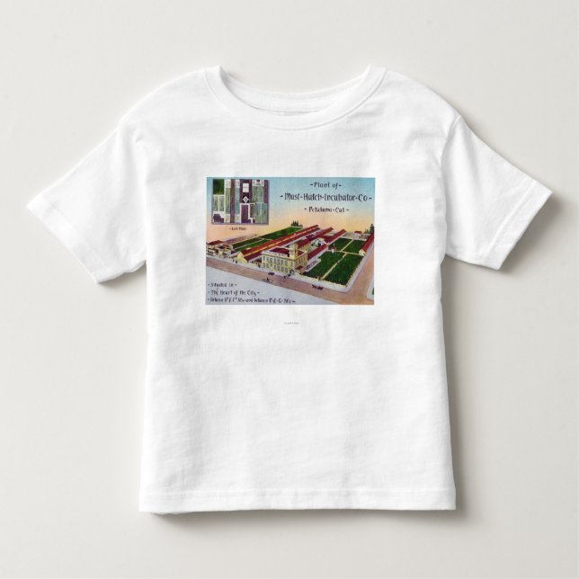 Aerial View of the Must-Hatch Incubator Co Bldg Toddler T-Shirt (Front)