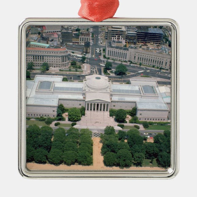 Aerial view of the National Gallery of Art Metal Tree Decoration (Front)