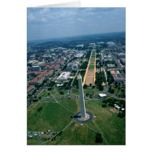 Aerial view of the National Mall
