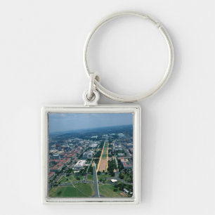 Aerial view of the National Mall Key Ring