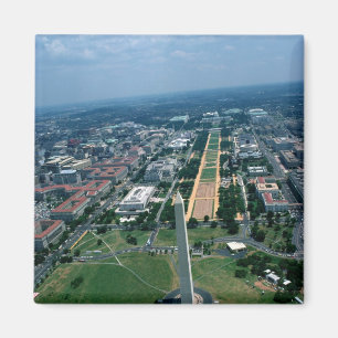Aerial view of the National Mall Magnet