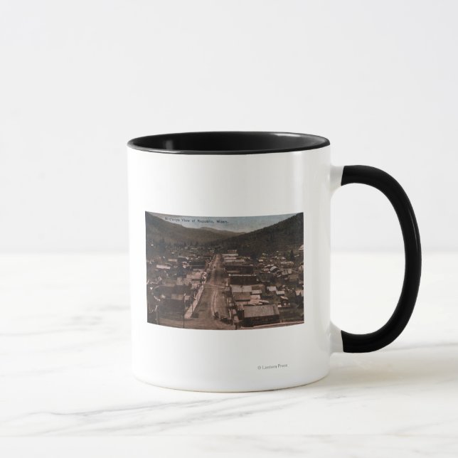 Aerial View of the Town 3 Mug (Right)